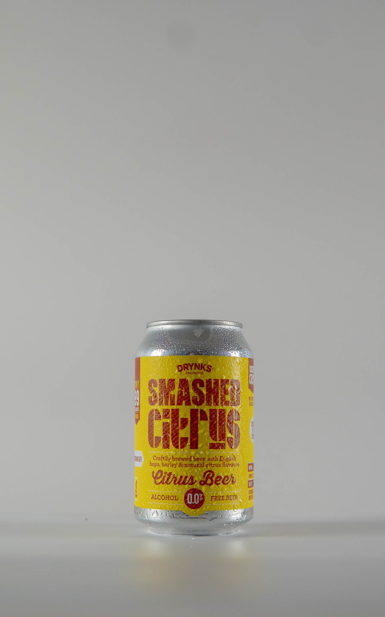 Drynks Smashed Citrus Beer Alcohol Free 0% - 330ml