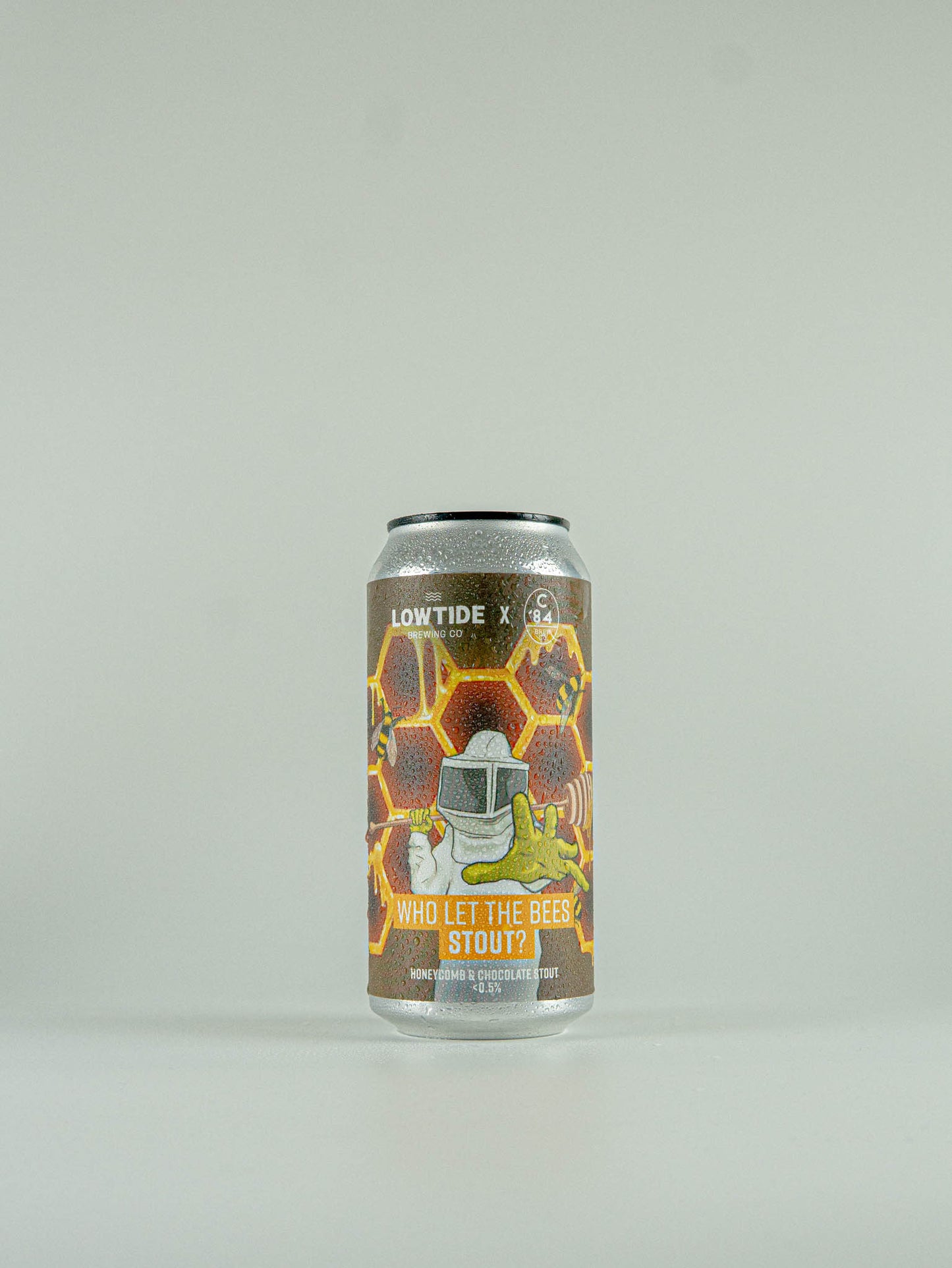 Lowtide Brewing Co Who Let The Bees Stout? Alcohol Free Stout 0.5% - 440ml