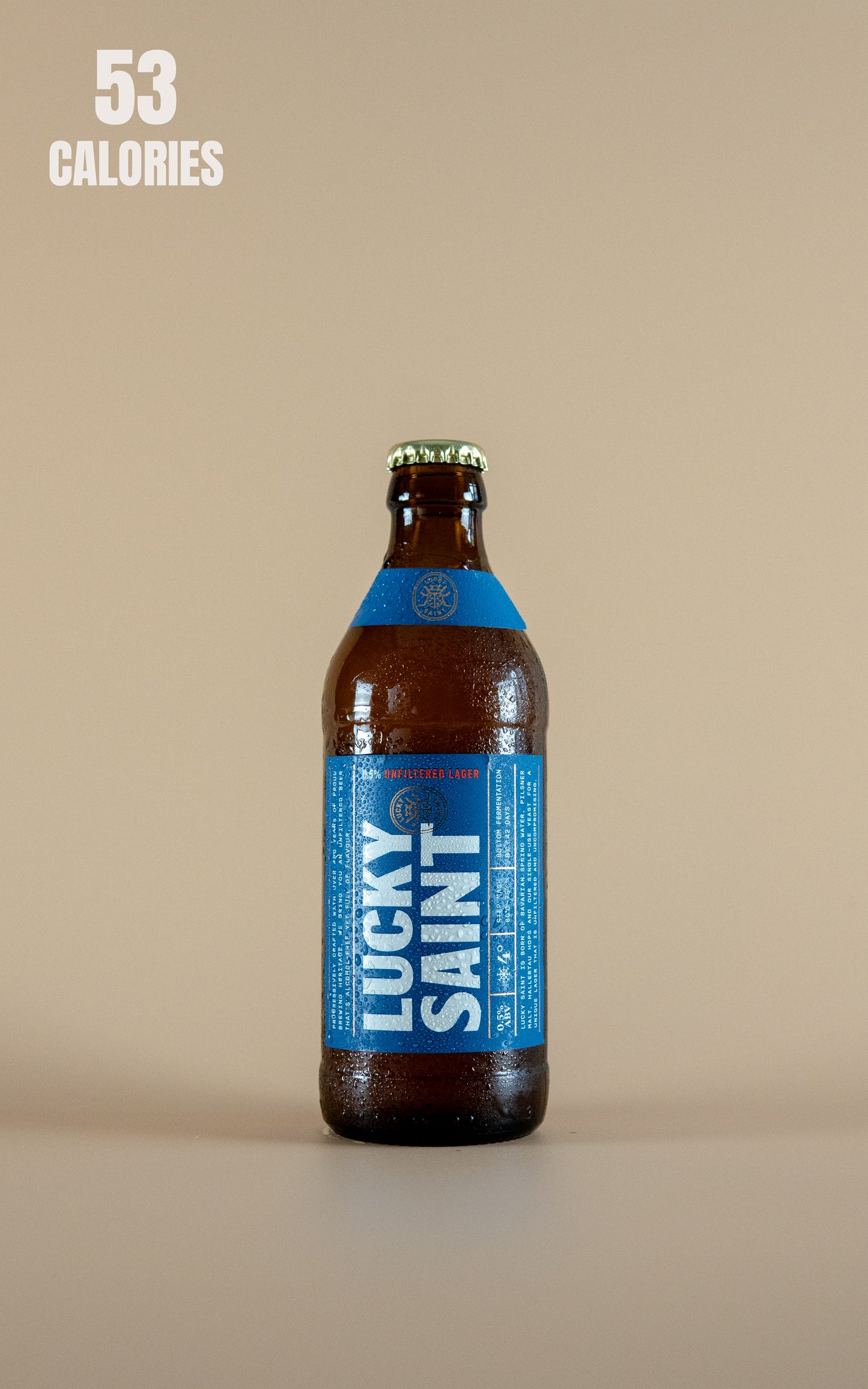 Lucky Saint Unfiltered Lager 0.5% - 330ml - LightDrinks