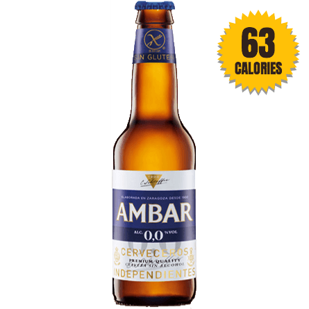 Ambar Alcohol Free Gluten-Free Beer 0.0% - 330ml - LightDrinks