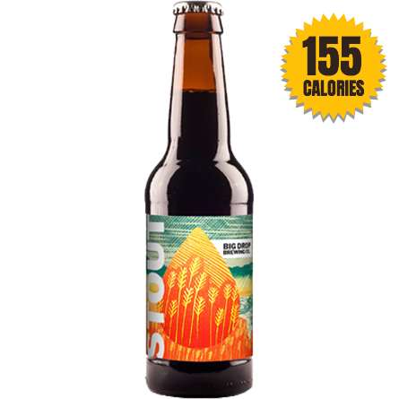 Big Drop Brew Galactic Milk Stout 0.5% - 330ml - LightDrinks