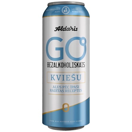 LightDrinks - Aldaris Go Alcohol Free Wheat Beer 0.5% - 500ml