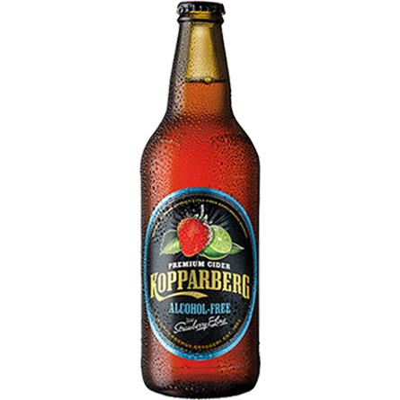 LightDrinks - Kopparberg Strawberry & Lime Alcohol Free Cider - 500ml