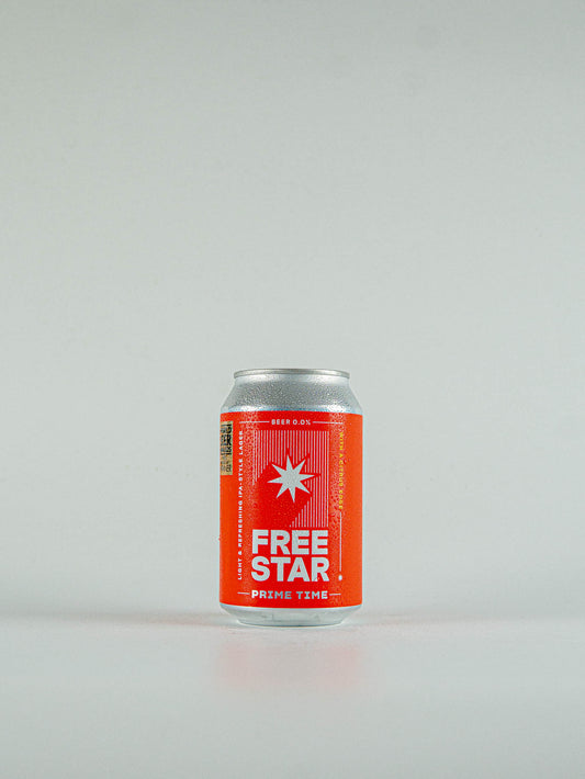 Freestar Prime Time Alcohol Free Lager 0% - 330ml