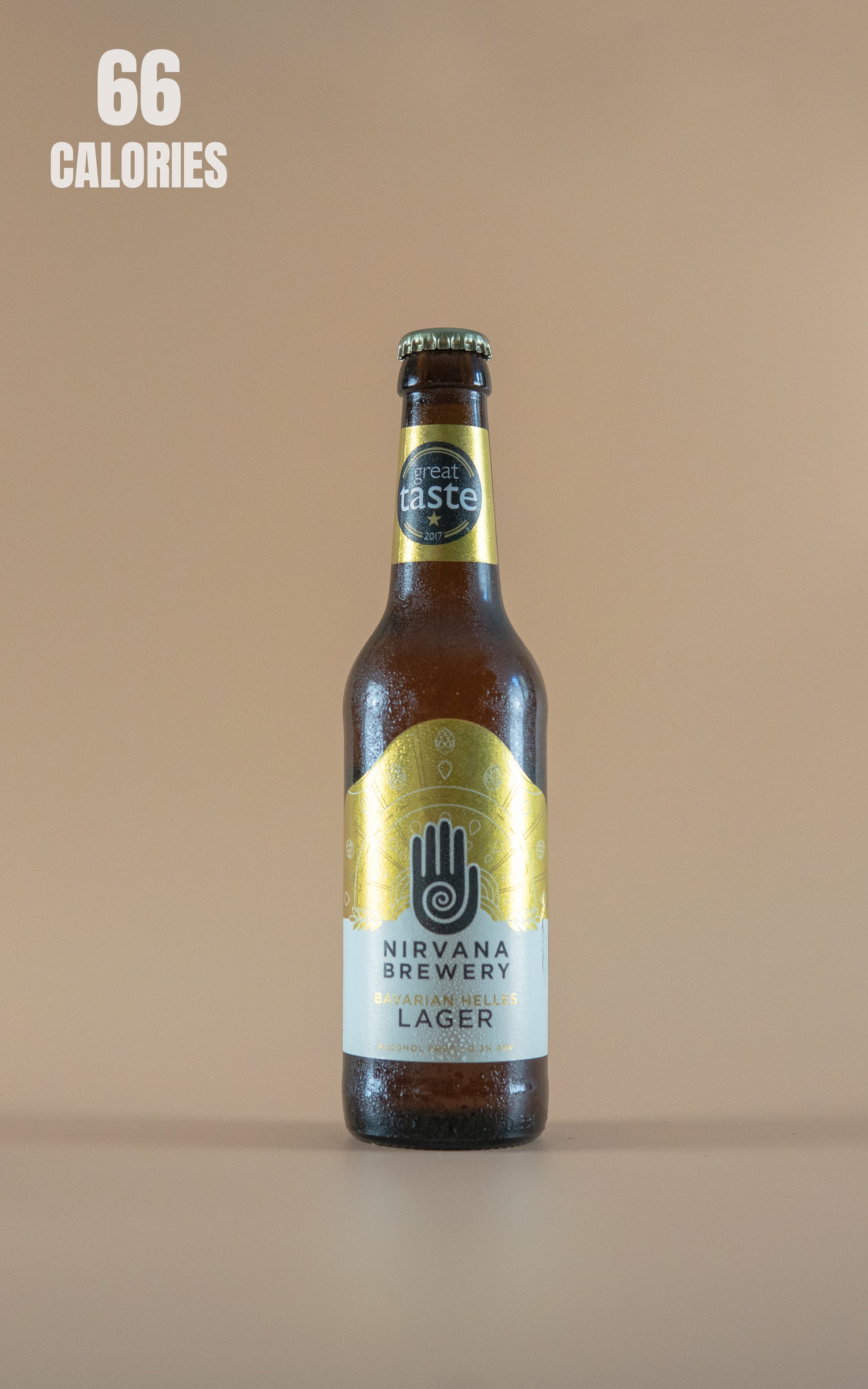 LightDrinks - Nirvana Brewery Bavarian Helles Lager Alcohol Free 0.3% - 330ml