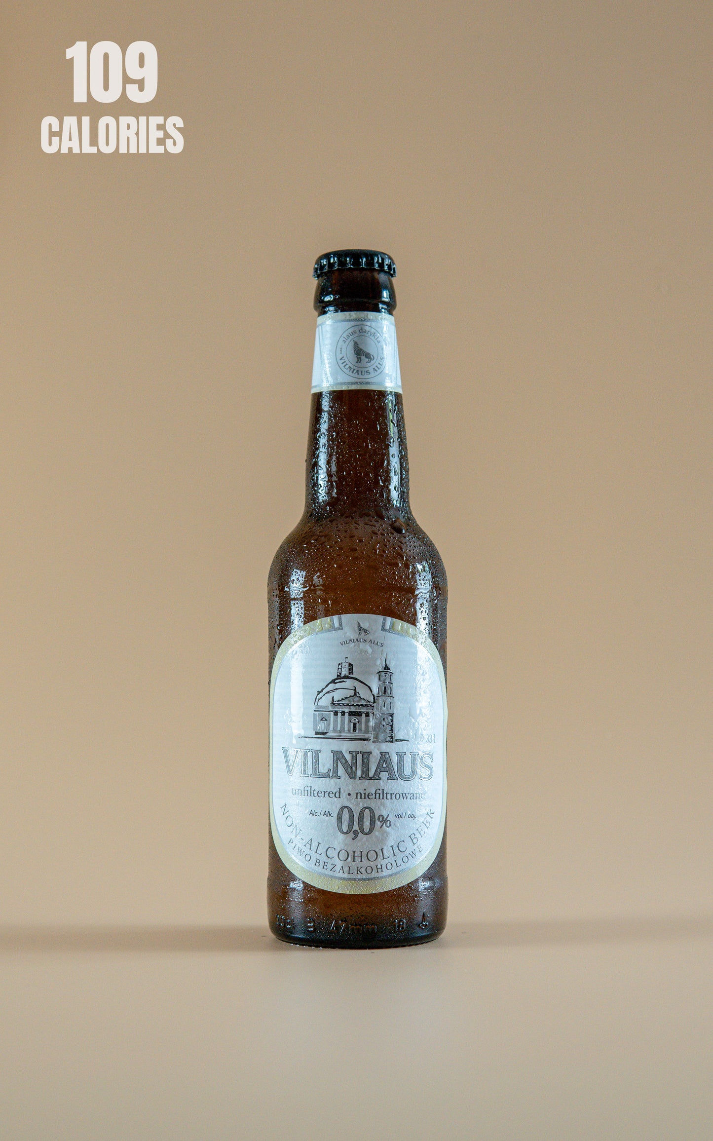LightDrinks - Vilniaus Alus Non Alcoholic Beer 0.0% - 330ml