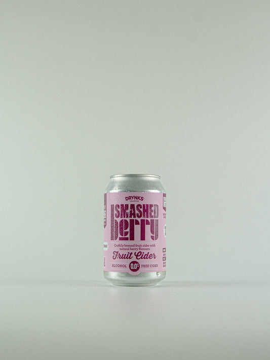 Drynks Smashed Berry Cider Alcohol Free 0% - 330ml