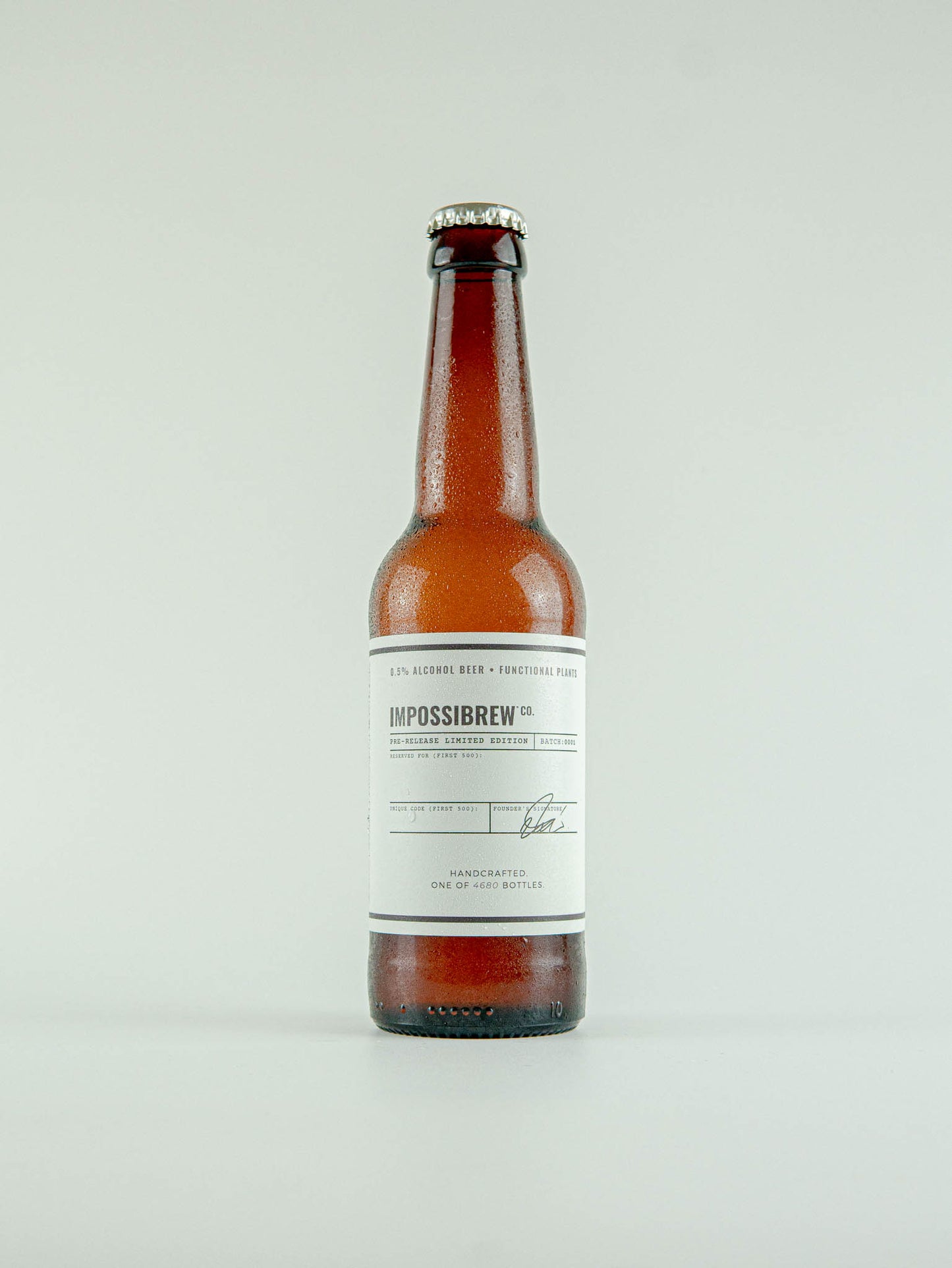 IMPOSSIBREW Co Alcohol Free Lager 0.5% - 330ml