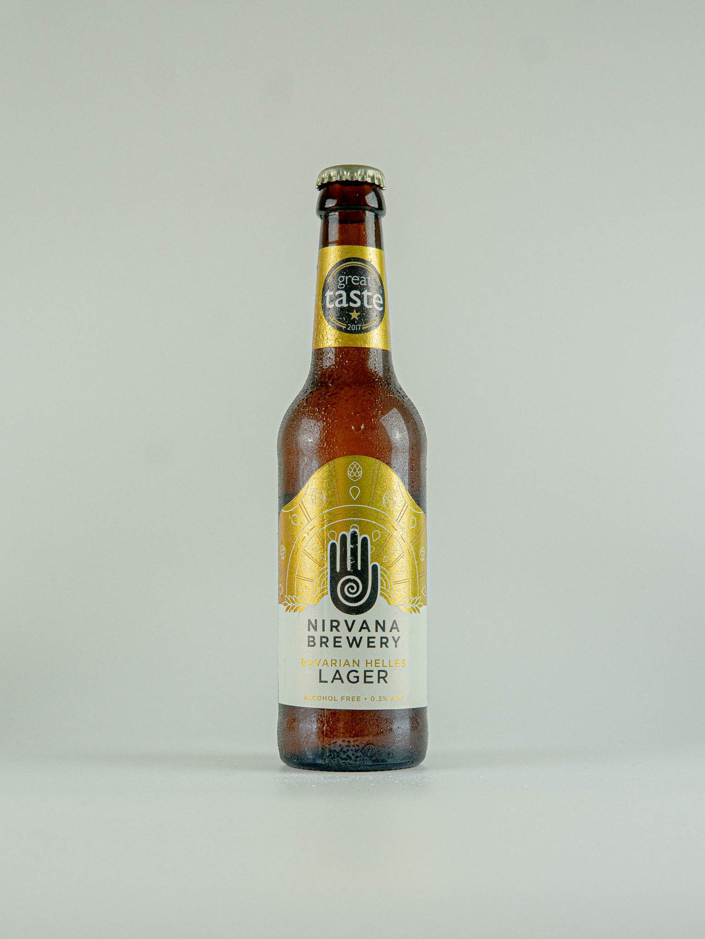 Nirvana Brewery Bavarian Helles Lager Alcohol Free 0.3% - 330ml