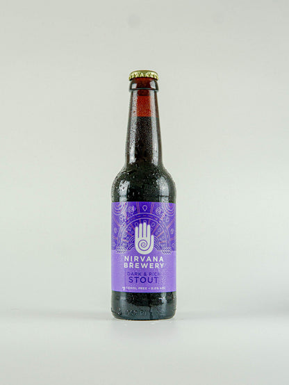 Nirvana Brewery Dark & Rich Stout Alcohol Free Kosmic 0.0% - 330ml - LightDrinks