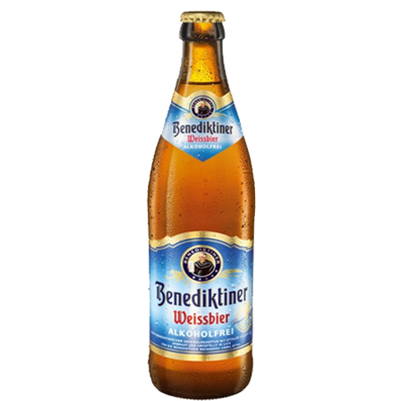 Benediktiner Weissbier Alkoholfrei 0.5% - 500ml - LightDrinks