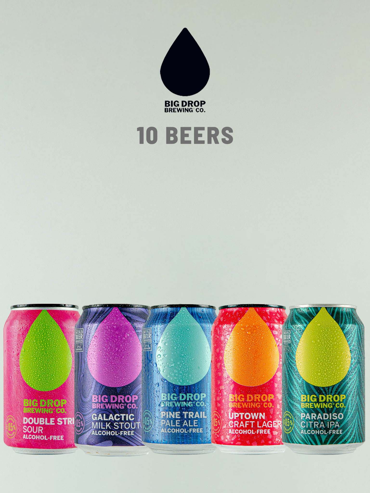 Big Drop Brew Mixed Case Alcohol Free - LightDrinks