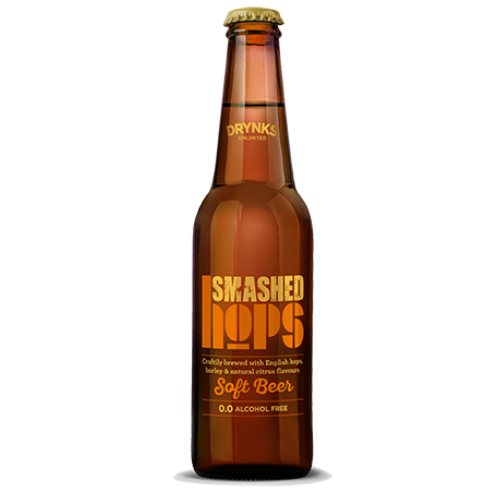 Drynks Smashed Hops Soft Beer 0% - 330ml - LightDrinks