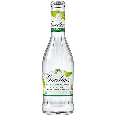 Gordon's Ultra Low Alcohol Gin & Tonic Lime 0.5% - 250ml - LightDrinks