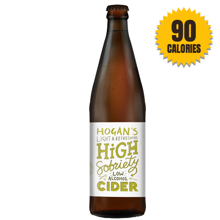 Hogan's High Sobriety Low Alcohol Cider 1% - 500ml - LightDrinks