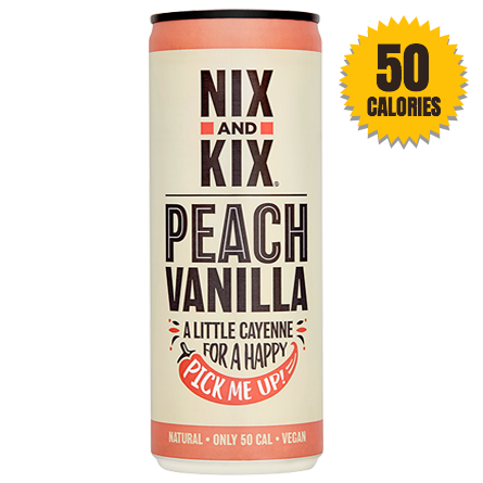 Nix & Kix Peach and Vanilla - 250ml - LightDrinks
