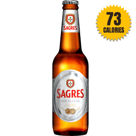 Sagres Zero Alcohol Free Beer 0.5% - 330ml - LightDrinks