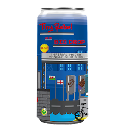 Tiny Rebel x Big Drop Brew Imperial Mocha Vanilla Shot Stout 0.5% - 440ml - LightDrinks
